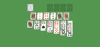 Пасьянс «Агнес». Цель расклада — перенести все карты в базовые стопки. На поле собирайте убывающие последовательности с чередованием цветов. Свободную колонку можно начать только королём. Нажатие на запас добавляет очередной ряд карт. Подходящую открытую карту можно переместить двойным щелчком или перетаскиванием.
